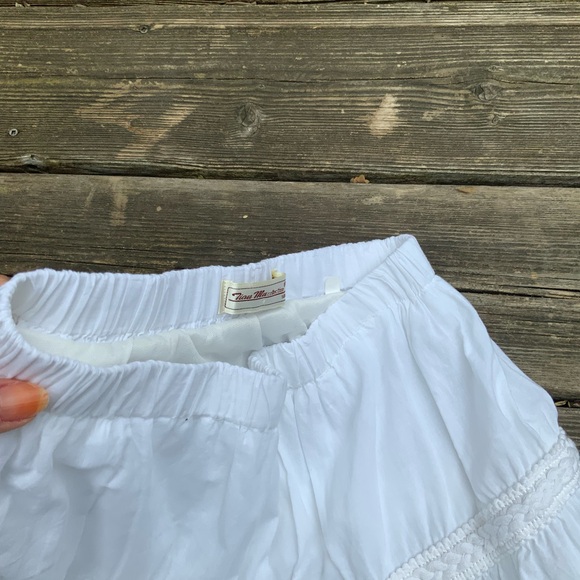 Vintage Bohemian Boho White Midi Peasant Stretchy Flowy Skirt Women’s Size Small - Picture 13 of 15